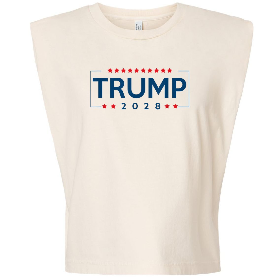 Donald Trump J D Vance 2028 Vance Trump 2028. Garment-Dyed Women's Muscle Tee