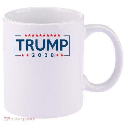 Donald Trump J D Vance 2028 Vance Trump 2028. 11oz C Handle Ceramic Mug