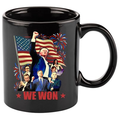 Donald Trump J.D Vance 2024 Made History Trump Legend 11oz C Handle Ceramic Mug