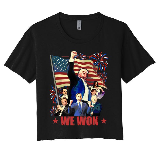 Donald Trump J.D Vance 2024 Made History Trump Legend Crop Top