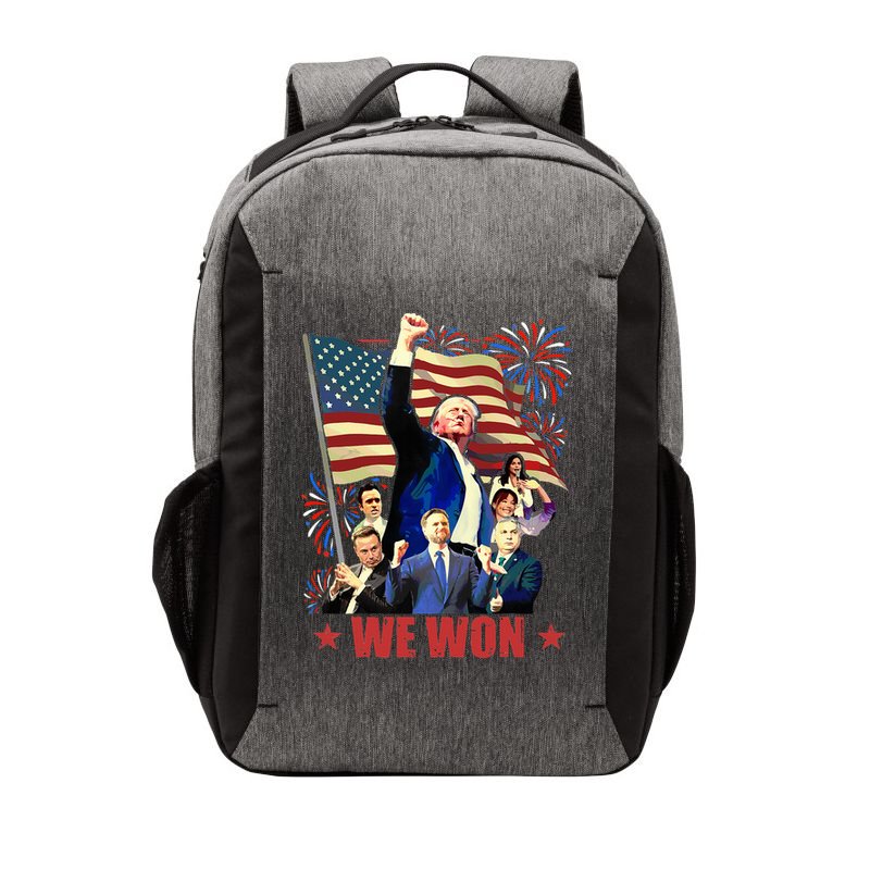 Donald Trump J.D Vance 2024 Made History Trump Legend Vector Backpack