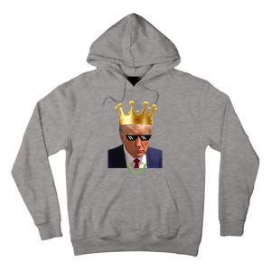 Donald Trump King Trump Mug Shot Aug. 2024 Thug Life Retro Tall Hoodie