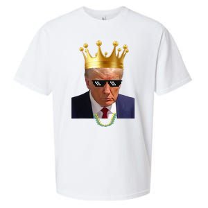 Donald Trump King Trump Mug Shot Aug. 2024 Thug Life Retro Sueded Cloud Jersey T-Shirt