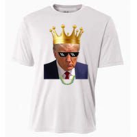 Donald Trump King Trump Mug Shot Aug. 2024 Thug Life Retro Cooling Performance Crew T-Shirt