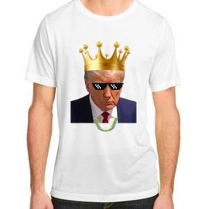 Donald Trump King Trump Mug Shot Aug. 2024 Thug Life Retro Adult ChromaSoft Performance T-Shirt