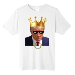 Donald Trump King Trump Mug Shot Aug. 2024 Thug Life Retro Tall Fusion ChromaSoft Performance T-Shirt