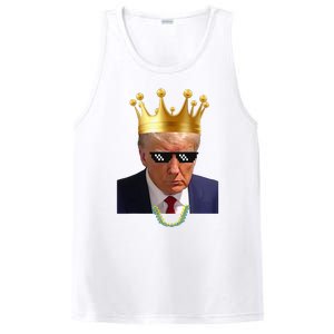 Donald Trump King Trump Mug Shot Aug. 2024 Thug Life Retro PosiCharge Competitor Tank