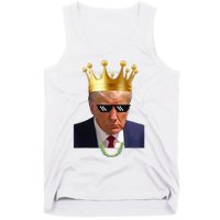 Donald Trump King Trump Mug Shot Aug. 2024 Thug Life Retro Tank Top