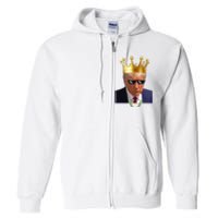 Donald Trump King Trump Mug Shot Aug. 2024 Thug Life Retro Full Zip Hoodie