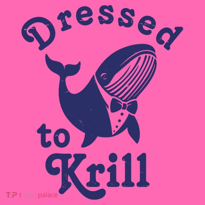 Dressed To Krill Funny Killer Whale Stripe Pom Pom Beanie