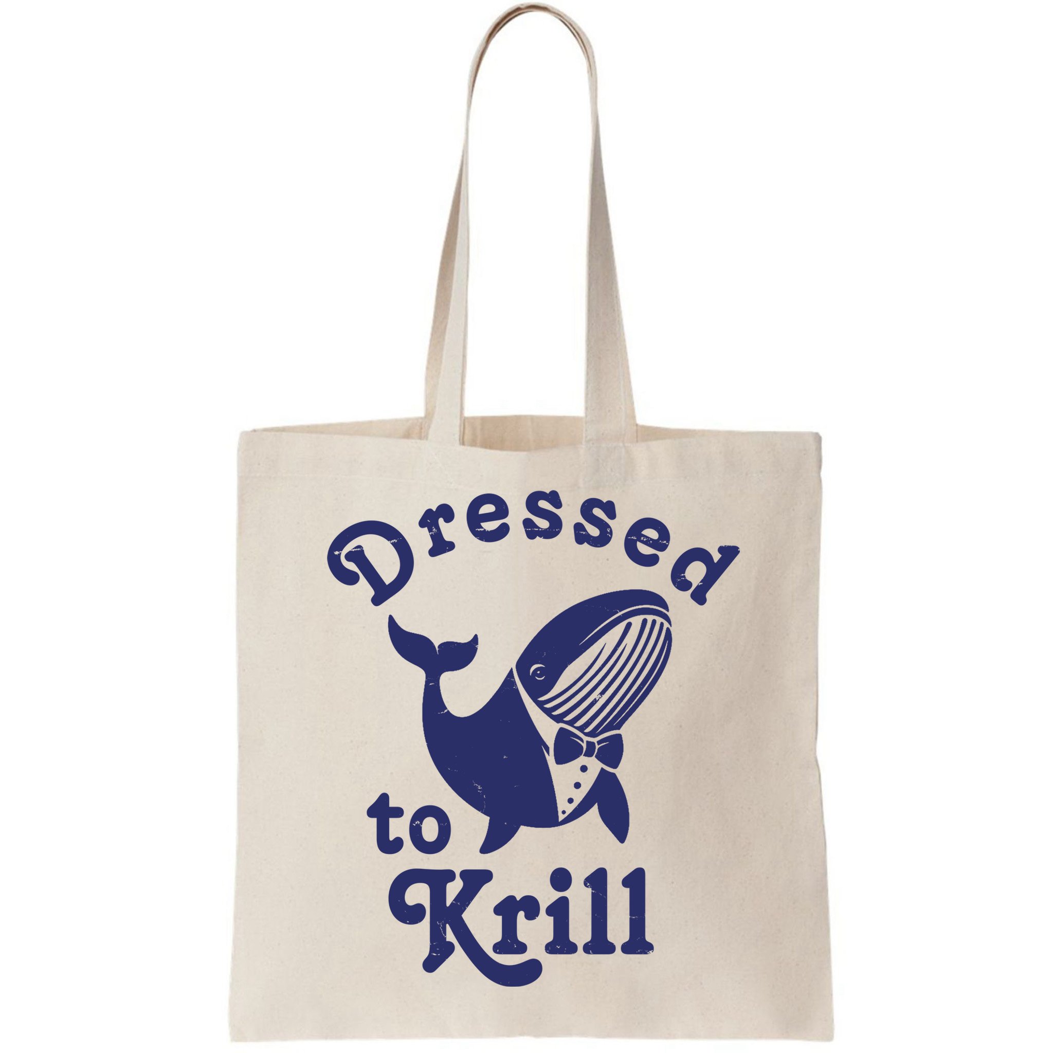 Dressed To Krill Funny Killer Whale Bag