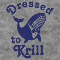 Dressed To Krill Funny Killer Whale Tall Sweatshirt