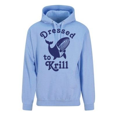 Dressed To Krill Funny Killer Whale Unisex Surf Hoodie