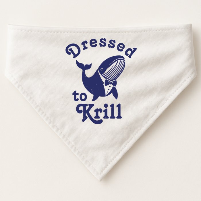 Dressed To Krill Funny Killer Whale USA-Made Doggie Bandana