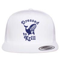 Dressed To Krill Funny Killer Whale Flatbill Hat