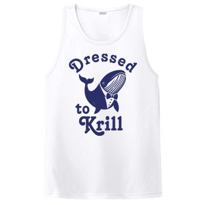 Dressed To Krill Funny Killer Whale PosiCharge Competitor Tank