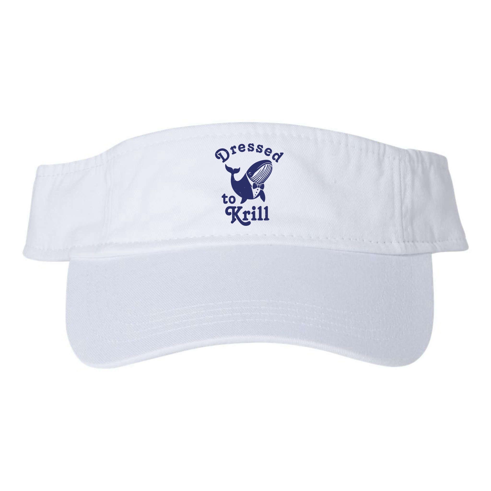Dressed To Krill Funny Killer Whale Visor