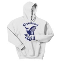 Dressed To Krill Funny Killer Whale Kids Hoodie