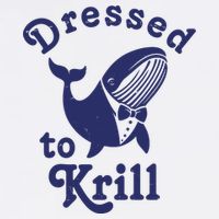 Dressed To Krill Funny Killer Whale Wool Snapback Cap