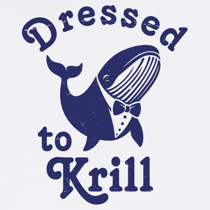 Dressed To Krill Funny Killer Whale Wool Snapback Cap
