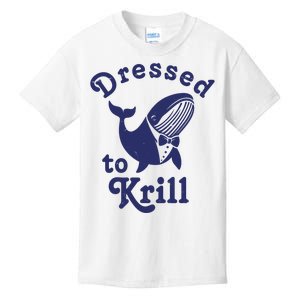 Dressed To Krill Funny Killer Whale Kids T-Shirt