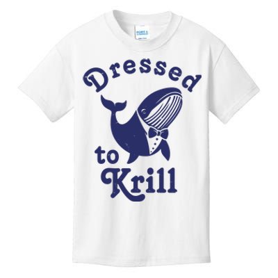 Dressed To Krill Funny Killer Whale Kids T-Shirt