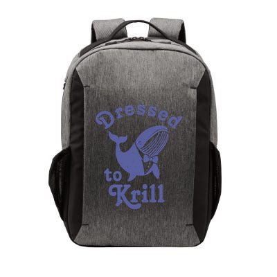 Dressed To Krill Whale Funny Vector Backpack