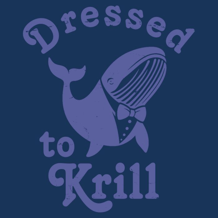 Dressed To Krill Whale Funny Apron