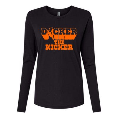 Dicker The Kicker Cameron Dicker Texas Football Womens Cotton Relaxed Long Sleeve T-Shirt