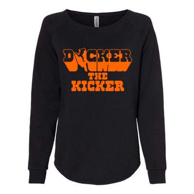 Dicker The Kicker Cameron Dicker Texas Football Womens California Wash Sweatshirt