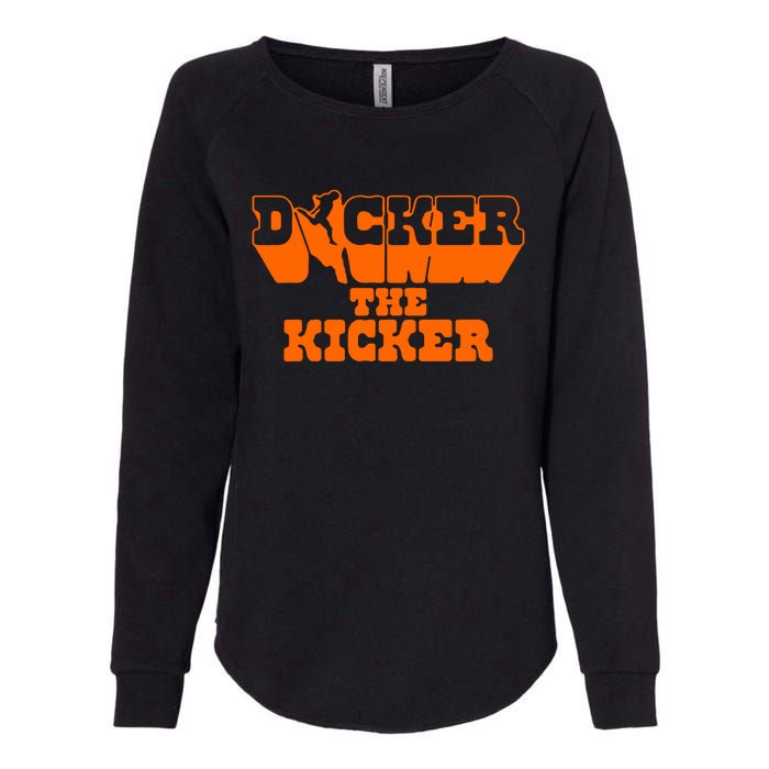 Dicker The Kicker Cameron Dicker Texas Football Womens California Wash Sweatshirt