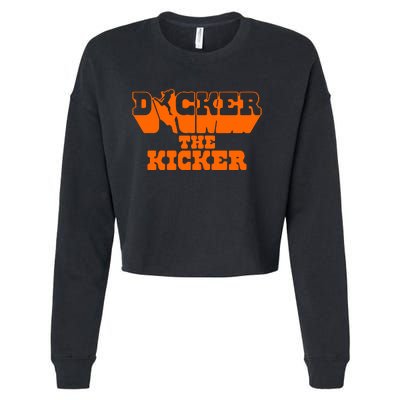 Dicker The Kicker Cameron Dicker Texas Football Cropped Pullover Crew