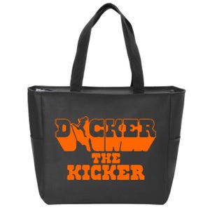 Dicker The Kicker Cameron Dicker Texas Football Zip Tote Bag