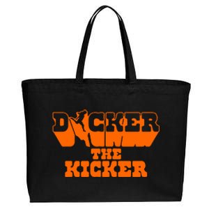 Dicker The Kicker Cameron Dicker Texas Football Cotton Canvas Jumbo Tote