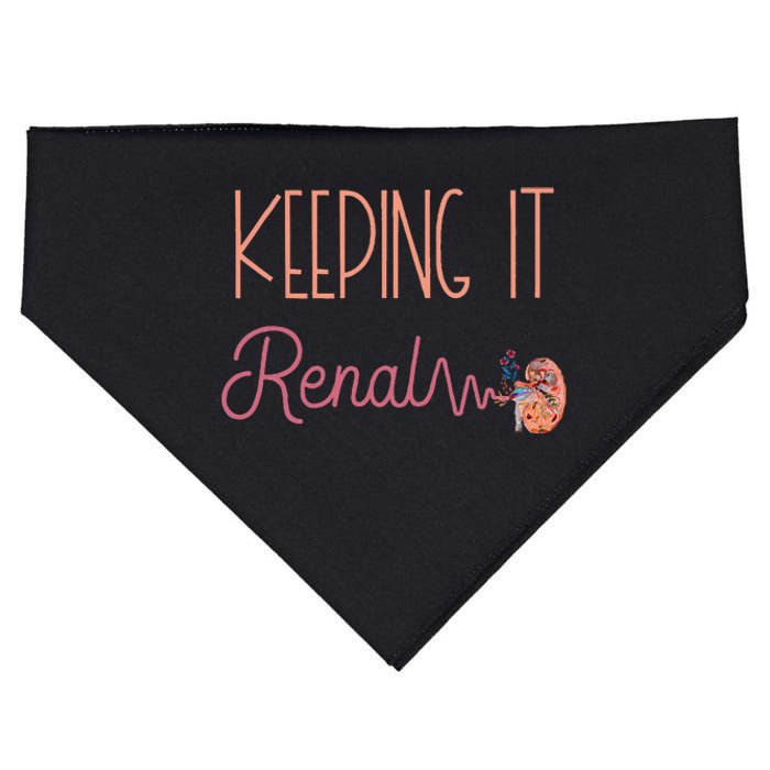 Dialysis Technician Kidney Keeping It Renal Nephrology Nurse USA-Made Doggie Bandana