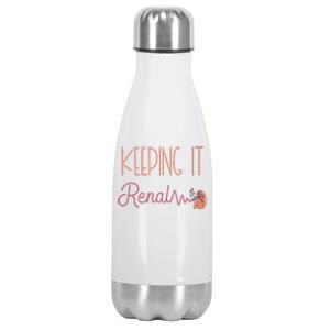 Dialysis Technician Kidney Keeping It Renal Nephrology Nurse Stainless Steel Insulated Water Bottle