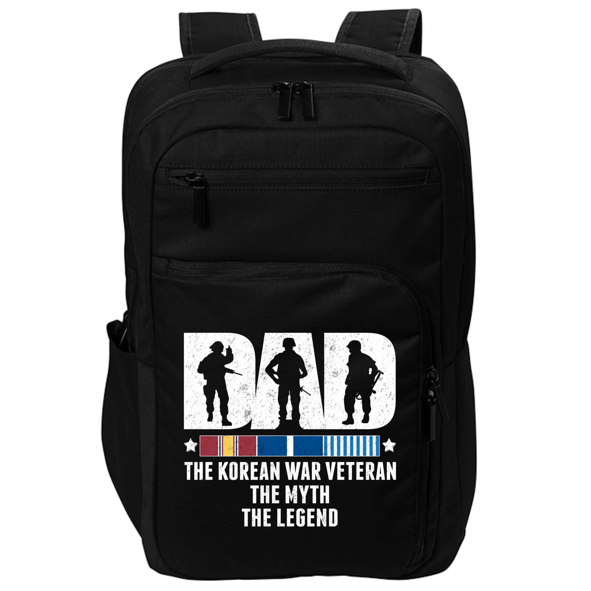 Dad The Korean War Veteran The Myth The Legend Gift Impact Tech Backpack