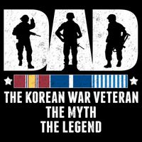 Dad The Korean War Veteran The Myth The Legend Gift Impact Tech Backpack