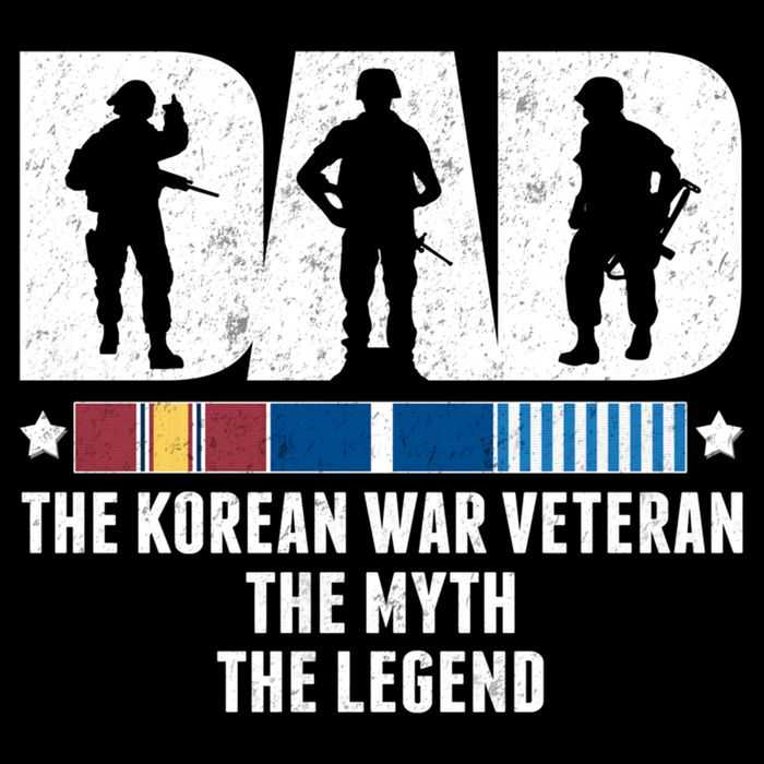 Dad The Korean War Veteran The Myth The Legend Gift Impact Tech Backpack