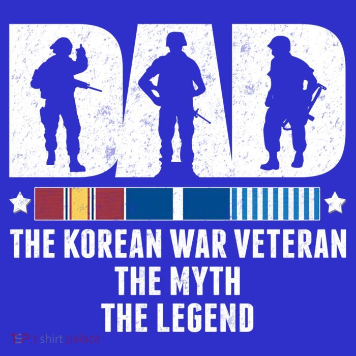 Dad The Korean War Veteran The Myth The Legend Gift Tall T-Shirt