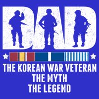 Dad The Korean War Veteran The Myth The Legend Gift Baby Bodysuit