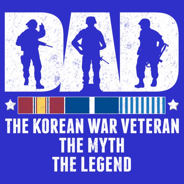 Dad The Korean War Veteran The Myth The Legend Gift Baby Bodysuit