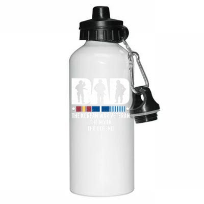 Dad The Korean War Veteran The Myth The Legend Gift Aluminum Water Bottle