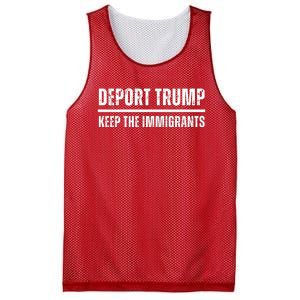 Deport Trump Keep The Immigrants Mesh Reversible Basketball Jersey Tank