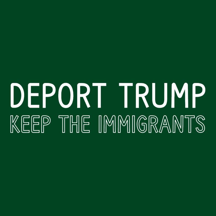 Deport Trump Keep The Immigrants Cooling Performance Crew T-Shirt
