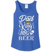 Dad The King Of Bbq And Beer Fathers Day Gift Ladies Essential Tank