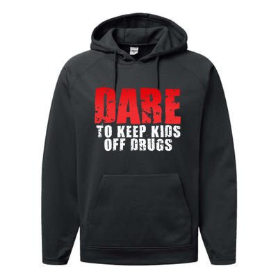 Dare To Keep Off Drugs Performance Fleece Hoodie