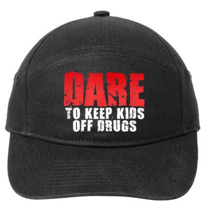 DARE TO KEEP OFF DRUGS TEE 7-Panel Snapback Hat