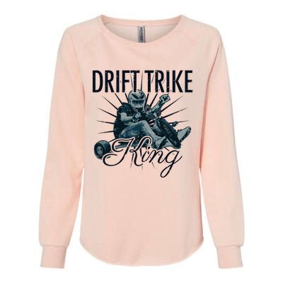 Drift Trike King Electric Tricycle Drift Trike Meaningful Gift Womens California Wash Sweatshirt