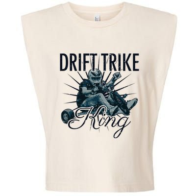 Drift Trike King Electric Tricycle Drift Trike Meaningful Gift Garment-Dyed Women's Muscle Tee